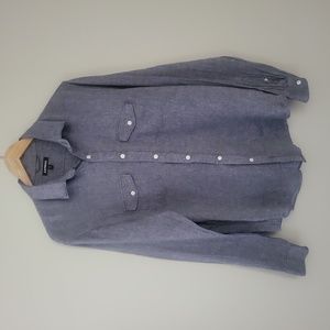 Express dress/casual shirt, medium, blue
